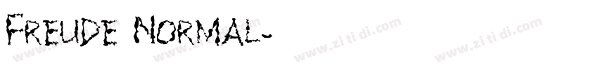 Freude Normal字体转换